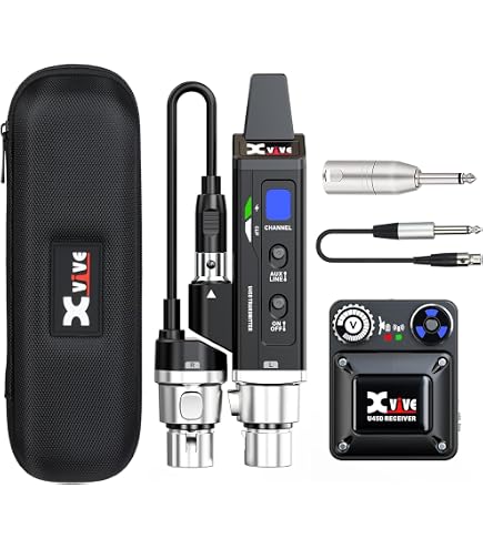 Amazon.co.jp: Xvive U45ワイヤレスインイヤーモニターシステム - 5.8
